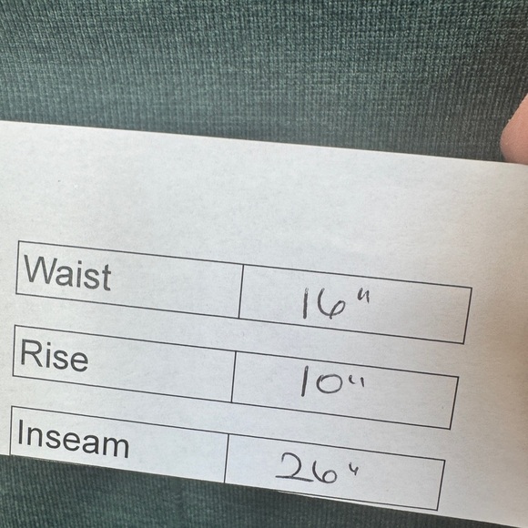 Lululemon Ebb to Street Seamless Pants Green - Picture 9 of 9